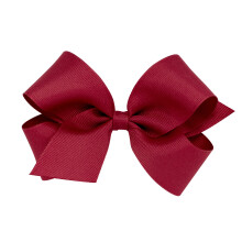 Wee Ones-pigers almindelige omslag Klassiske grosgrain-h?rsl?jfer p? en WeeStay-skridsikker h?rklemme H?ndlavet mellemstor traneb?r