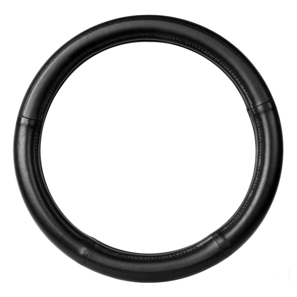 Gg Grand General 54005 18"""" Deluxe Steering Wheel Cover W/ Stitching Black 760479540055