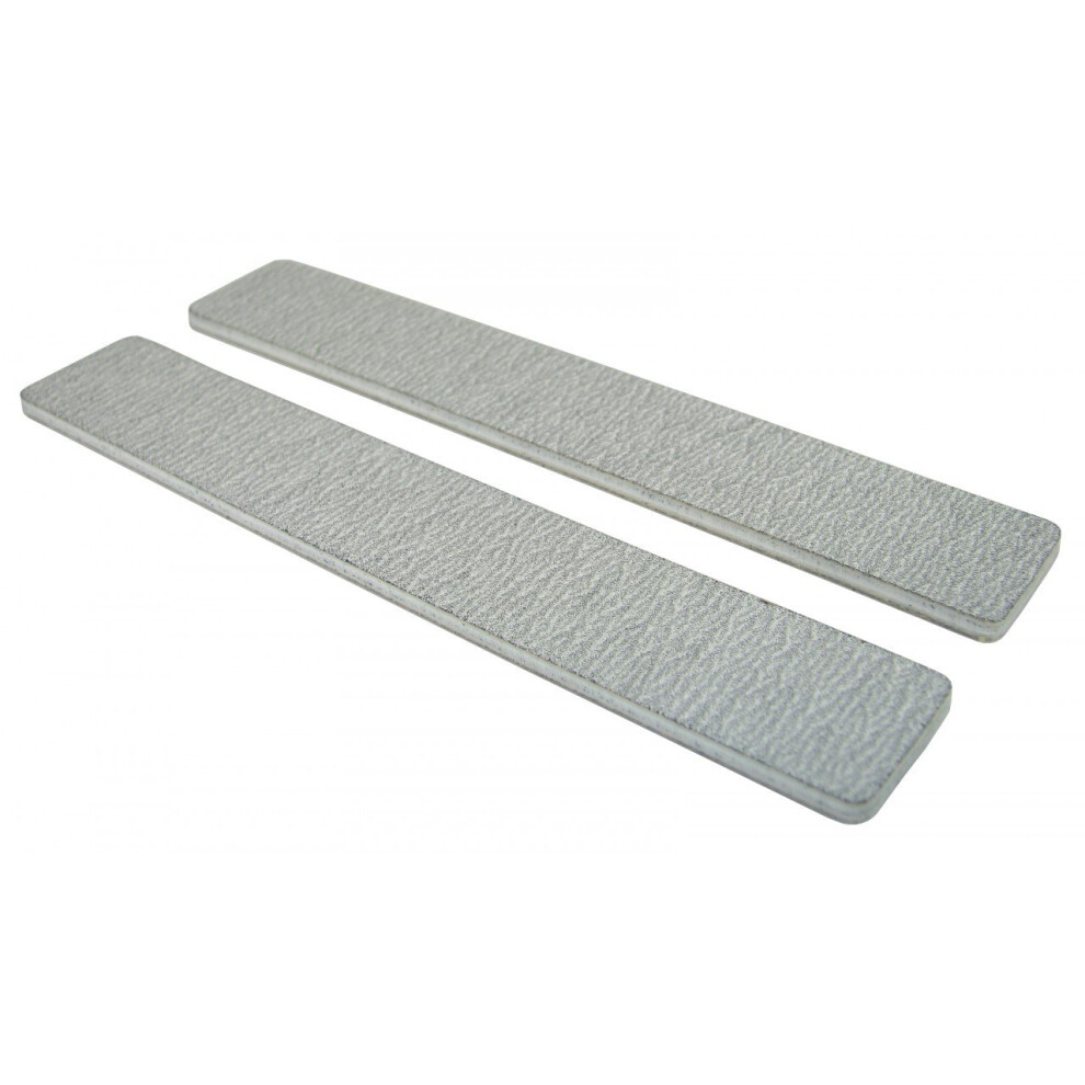 Iridesi Standard Zebra 80/80 (Wht Ctr) 1-1/8"""" Jumbo Nail File 12 Pack