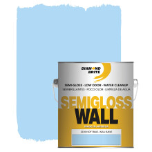 Diamond Brite Paint Semi Gloss Latex Paint 1 Gallon in Soft Blue 22300-1