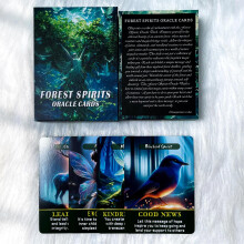 Cardes de los espritus de los bosques que susurran sobre la naturaleza de las cartas del tarot del bosque redescubriendo la magia olvidada y la