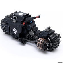 JOYTOY Action Figure 1/18 Warhammer 40 000 Space Marines Black Templars Outriders Collection Model Birthday Gifts