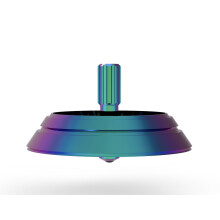 Plexity Labs UFO Tops Los Alamos - Metal Spinning Top - Inspirerad av Los Alamos NM UFO Incident 1951 - Psychedelic Rostless Steel