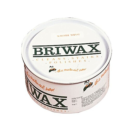 Briwax Σκούρο Καφέ Έπιπλα Κερί, Καθαρίζει, Χρωματίζει, και Γυαλίζει, 16 Οζ 2