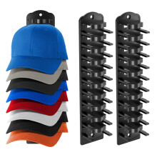 KEAMIMU Hutstnder fr Baseballkappen, Hut-Organizer fr Baseballkappen, fr bis zu 20 Hte, Hutstnder zur Wandmontage, stark klebender Hutaufhnger