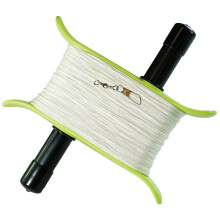 Nella brezza 3450 - 80 libbre x 500 'intrecciata vento vento verde - accessorio volante dell'aquilone - Winder paddle with Line
