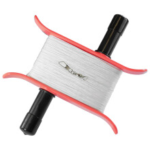 Nella brezza 3449 - 50 libbre x 500 'intrecciato vento a vento a vento - accessorio volante dell'aquilone - Winder paddle with Line