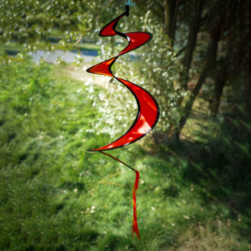 In the Breeze 29 polegadas Red Twister Tail Kite Acessrio Decorao ao ar livre Spinner 5197 1