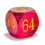 Big Translucent Backgammon Doubling Cube Dice 30MM Large Backgammon Doubling Number Dice 1 3/16"""" Translucent Red 1