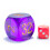 Big Translucent Backgammon Doubling Cube Dice 30MM Large Backgammon Doubling Number Dice 1 3/16"""" Translucent Purple 2