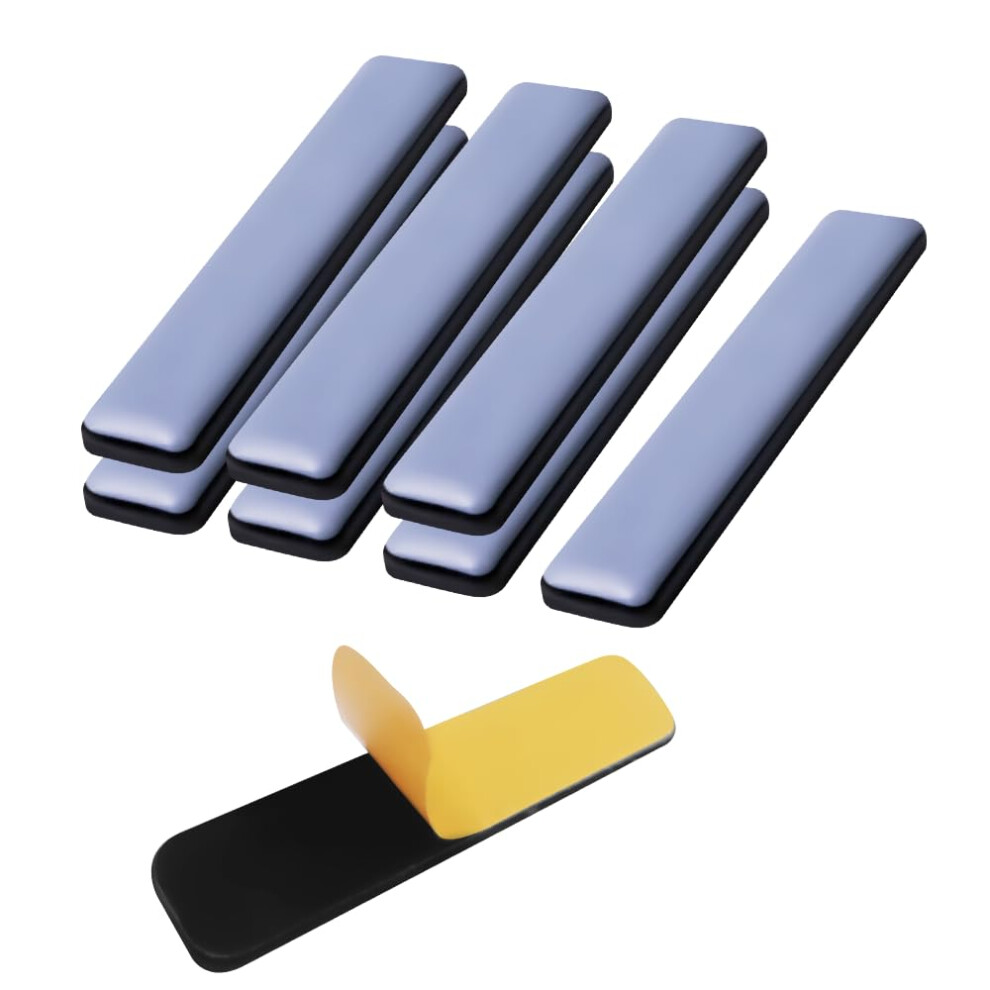 Furniture Sliders for Carpet and Hardwood Floors Adhesive Furniture Glides Self-Stick Furniture Sliders Pads (rectangular25*100mm 8)-image-OPC-PHRFH6Q-NEW