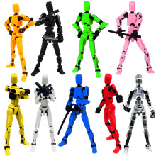 Assembly Completed Titan 13 Action Figures Nova 13 Action Figure 3D Printed Action Figure Set Dummy Robot 13 Multi-Articular Action Figures f