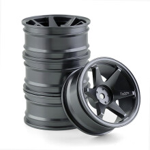 Chanmoo 1/10 RC på väghjulen fälgar 12mm hexlegering aluminium driftnav för 1:10 rally racing bildäck tamiya tt01 tt02 xv01 ta06 a959 ptg2 hpi ky