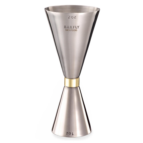 Barfly Cocktail Measuring Jigger 1 oz x 2 oz Banded 2