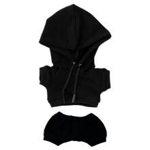 Niannyyhouse 15cm DOLL PLUSH NCARCARI ELASTICE SOLID SILL SPORTURI SPOTIFICE PILTS HOODIE