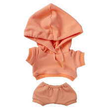 Niannyyhouse 15cm DOLL PLUSH NCARCARI ELASTICE SOLID SILL SPORTURI SPOTIFICE PILTS HOODIE