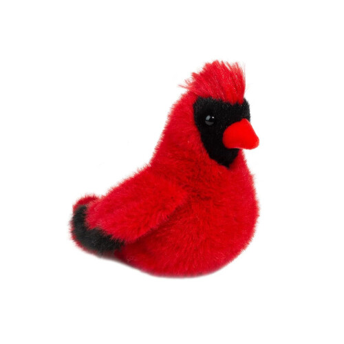 Douglas Douglas Carmine Cardinal Red Bird Bicho de pelcia - 6 polegadas