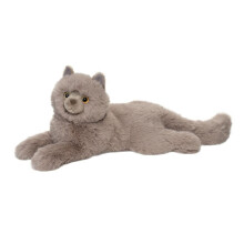 Douglas Cuddle Toys Juliette 15"""" Grey Persian CAT Plush Stuffed Animal