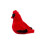 Douglas Douglas Carmine Cardinal Red Bird Bicho de pelcia - 6 polegadas 2