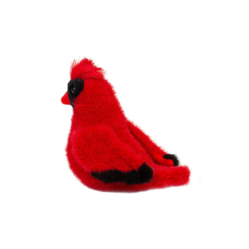 Douglas Douglas Carmine Cardinal Red Bird Bicho de pelcia - 6 polegadas 1