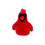 Douglas Douglas Carmine Cardinal Red Bird Bicho de pelcia - 6 polegadas 3