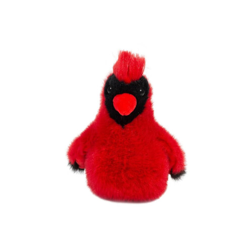 Douglas Douglas Carmine Cardinal Red Bird Bicho de pelcia - 6 polegadas 2