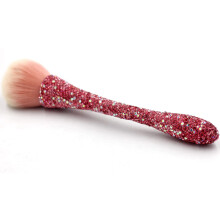 Bestblbling rosa bling strass grande pennello in polvere minerale - 1 pezzo (setole sintetiche Materiale nylon design di lusso perfetto per grande co