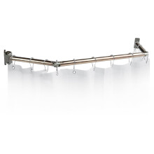 Stromberg Carlson EXT-3542S Haste de extenso para chuveiro RV - Design articulado para aberturas de 35"""" a 40"""" Haste de cortina de chuveiro fle