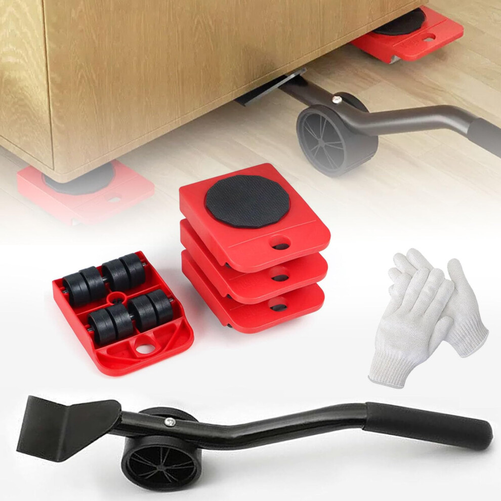 Furniture Appliance Lift Mover Tool Set Furniture Lifter Kit With 4 Slider For Moving Heavy Duty 330 Lbs Load Capacity Carbon Steel Moving Gl 768492515487