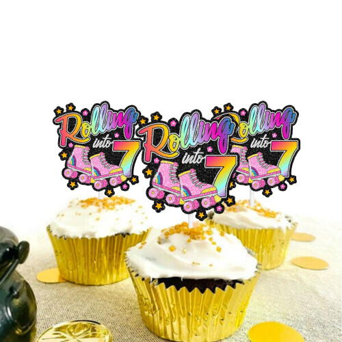 Liangss Cupcake Roller Patking Toppers Set de 18 2