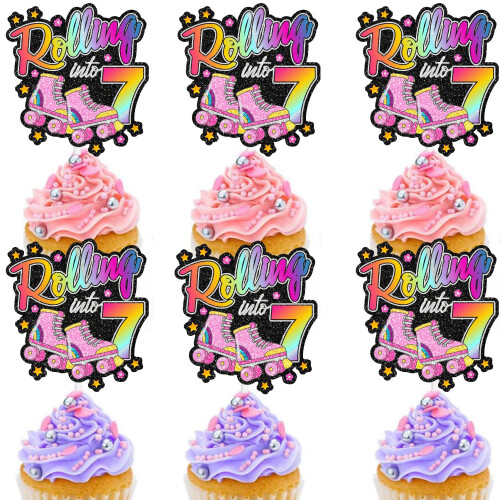 Liangss Cupcake Roller Patking Toppers Set de 18