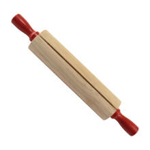 CybrTrayd Hardwood Rolling Pin Recipe Card Holder 8"""" Long One size Wood