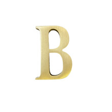 1.77 Inch Height Self Adhesive Solid Brass English Letters 4.5CM Wall sticker Gold Mail Box Numbers House Address Numbers Shop Studio Name DIY Co