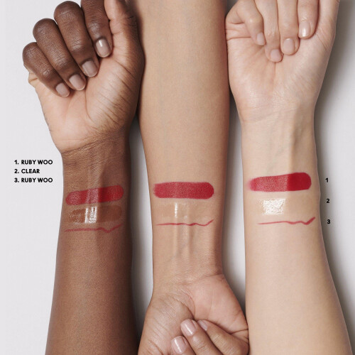 MAC Mac prtend  Flame Lip Trio Ruby Woo 3 pices 2