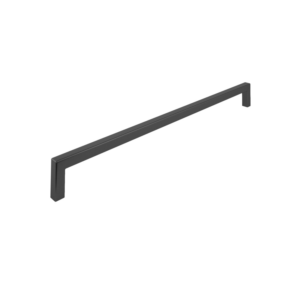 RICHELIEU Hardware BP873320900 Lambton Collection 12 5/8-inch (320 mm) Center-to-Center Matte Black Modern Rectangular Cabinet and Drawer Pull Ha-image-OPC-PHRFJNX-NEW