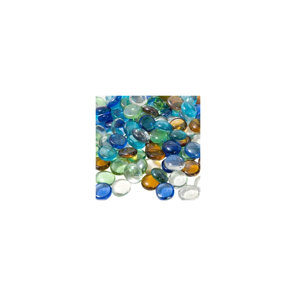 Crafters Square Mixed-Color Glass Accent Gems  2-14-oz. Bags-image-OPC-PHRFJP6-NEW