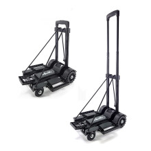 Skladana reczna ciezarwka Mala Dolly Skladany wzek uzytecznosci z 4 klkami i 2 elastycznymi linami Skladany wzek Dolly Trolley Platforma Plat