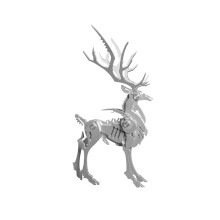 3D Metaal Model Kits, Mechanische Kleine Droom Elk 3D Metaal Puzzel, Stalen Mythologie Dier Serie DIY Breinbrekers