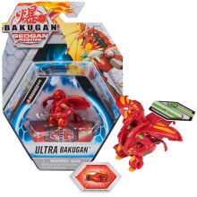 Bakugan Ultra Dragonoid 3 Zoll groe Geogan Rising Actionfigur zum Sammeln und Sammelkarte