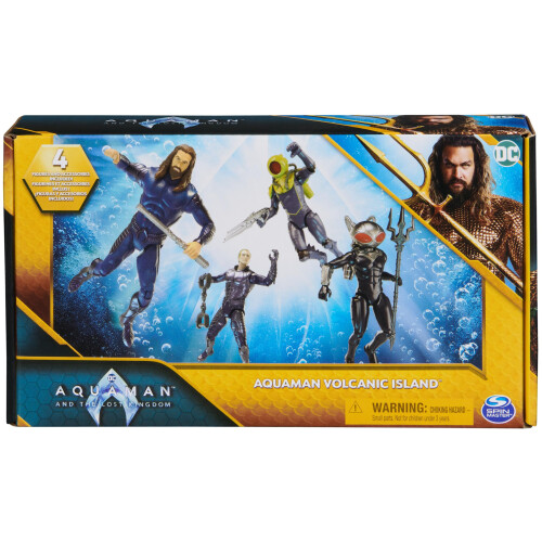 DC Comics DC Comics Aquaman Vulkanisch Eiland Pack (Amazon Exclusief), 4 Actiefiguren met Accessoires 1