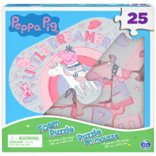 Spin Master Games 25-teiliges Peppa Pig-Schaumpuzzle fr Familien und Kinder ab 4 Jahren