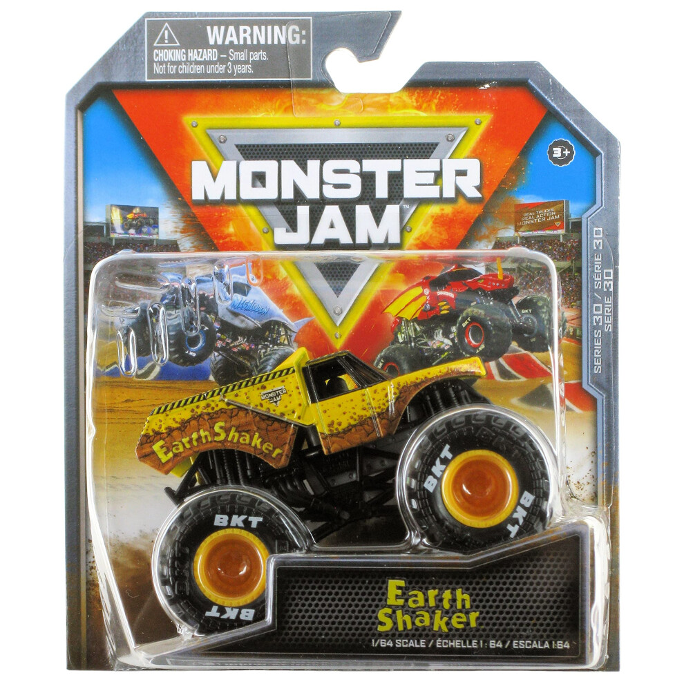 Monster Jam 2023 Spin Master 1:64 Diecast Truck Series 30 Legacy Trucks Earth Shaker