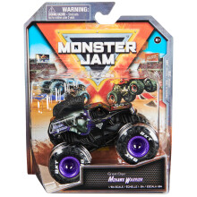 Monster Jam, offizieller Mohawk Warrior Monster Truck, Modellfahrzeug, 1:64 Maßstab, Spielzeug für Kinder ab 3 Jahren