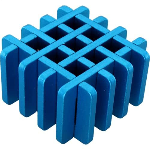 Puzzle Master Lattice - Metal Puzzle 2,76 polegadas Azul 1