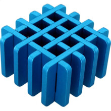 Puzzle Master Lattice - Metal Puzzle 2,76 tuumaa sininen