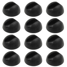Kyuionty 12Pcs Hairpin Leg Protector Feet Fits 3/8"""" - 1/2"""" Thick Rods Furniture Table Chair Feet & Floor Protector Tip Table Chair Leg Rubber