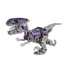 FILASLFT 3D-Metallpuzzles, mechanischer Dinosaurier, 3D-Metallpuzzle fr Erwachsene, Velociraptor-Serie, DIY 3D-Metallmodellbaustze, Heimdekoration,