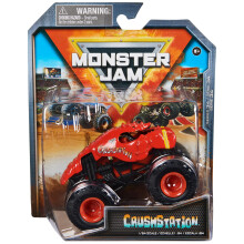 Monster Jam, Official Crushstation Monster Truck, Die-Cast Vehicle, 1:64 Scale, Kids Toys for Boys Ages 3 and up