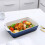 KOOV Bakeware Set  Ceramic Baking Dish Set  Rectangular Casserole Dish Set  lasagna Pan  Baking Pans Set for Cooking  Cake Dinner  Kitchen  9 x 1 4