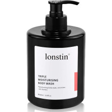 lonstin Body Wash met Pomp Verzorgende Body Wash voor Droge Huid Natuurlijke Voedingsstoffen voor Zachte Huid